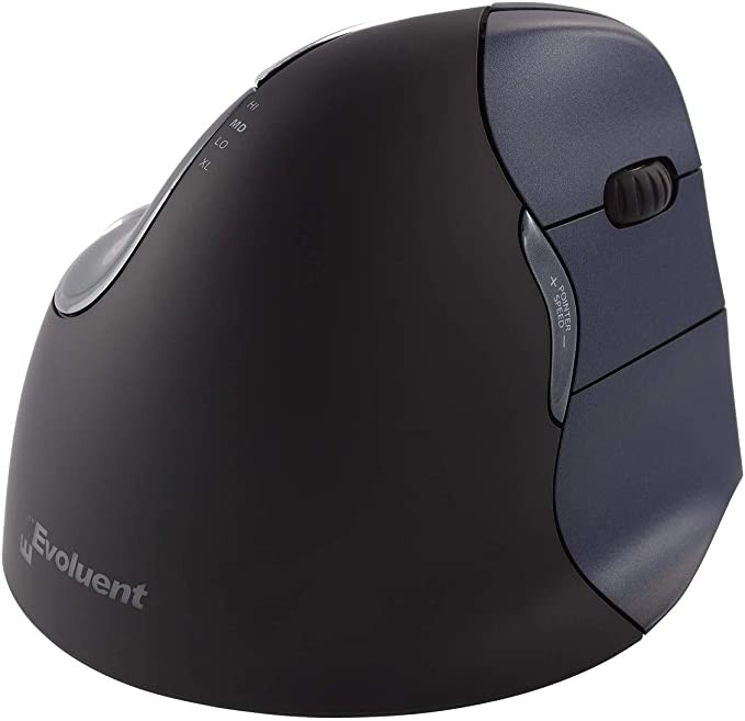 Evoluent right-hand wireless vertical mouse, VMOUS4WRLHY