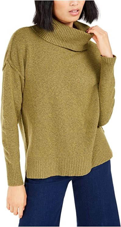 Bar III Women's Super Long Sleeve Turtleneck Sweater Size XS